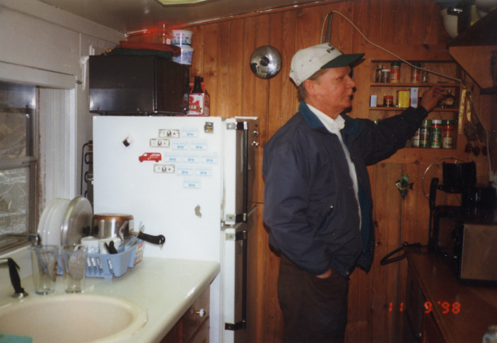 Buzz at Marty's shack